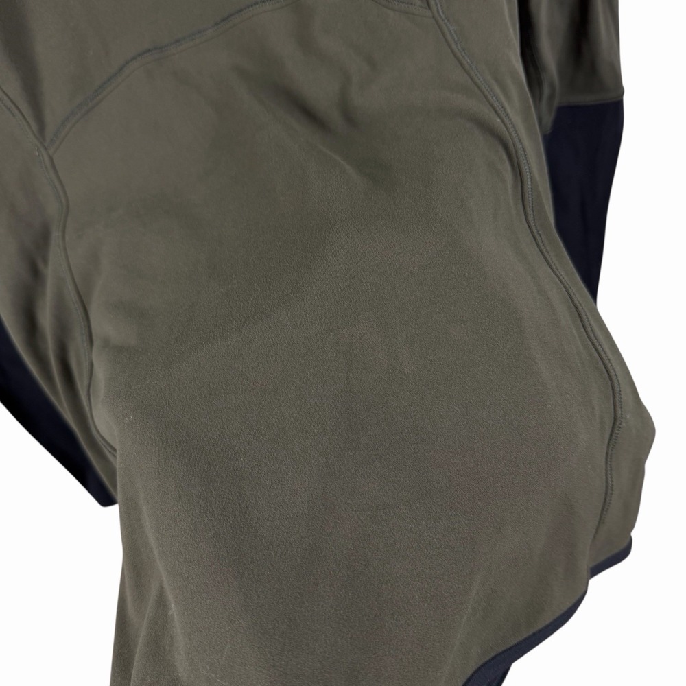 Lululemon Shape Up Dark Olive Black Pullover Nulu Sz 4 (approx)‎ - Picture 4 of 12